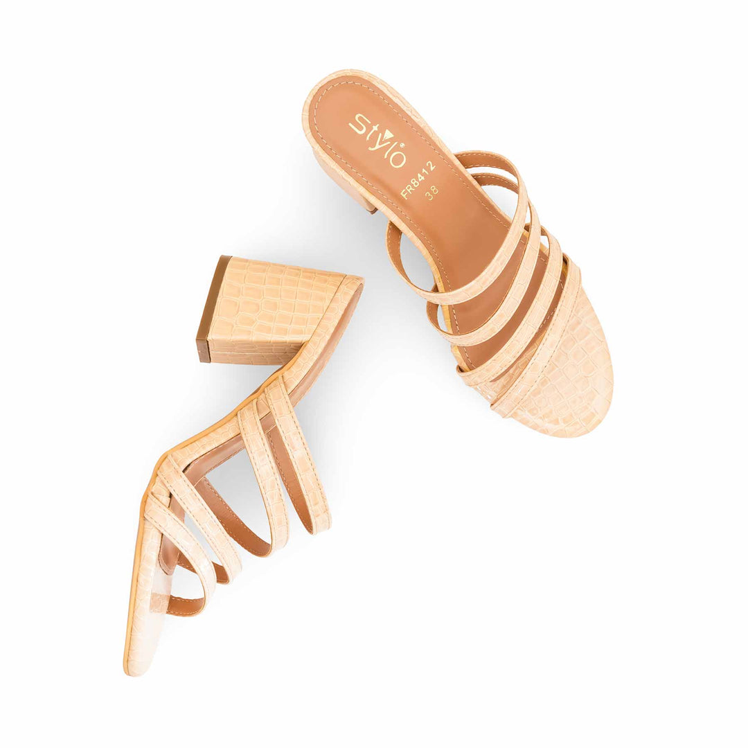 Cream Formal Women Slipper FR8412