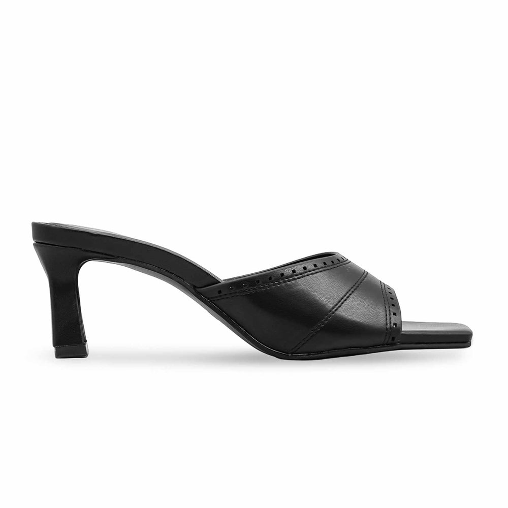Black Formal Slipper For Ladies FR8414