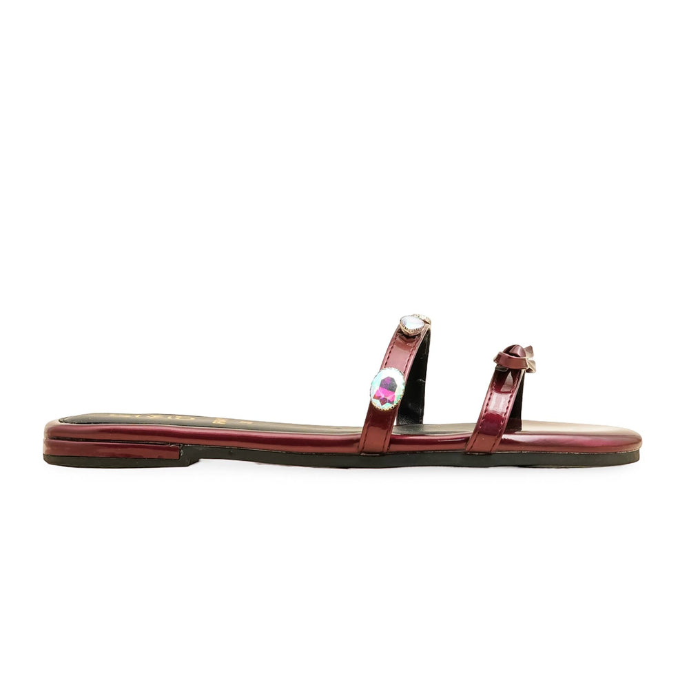 Maroon Formal Slipper FR8416