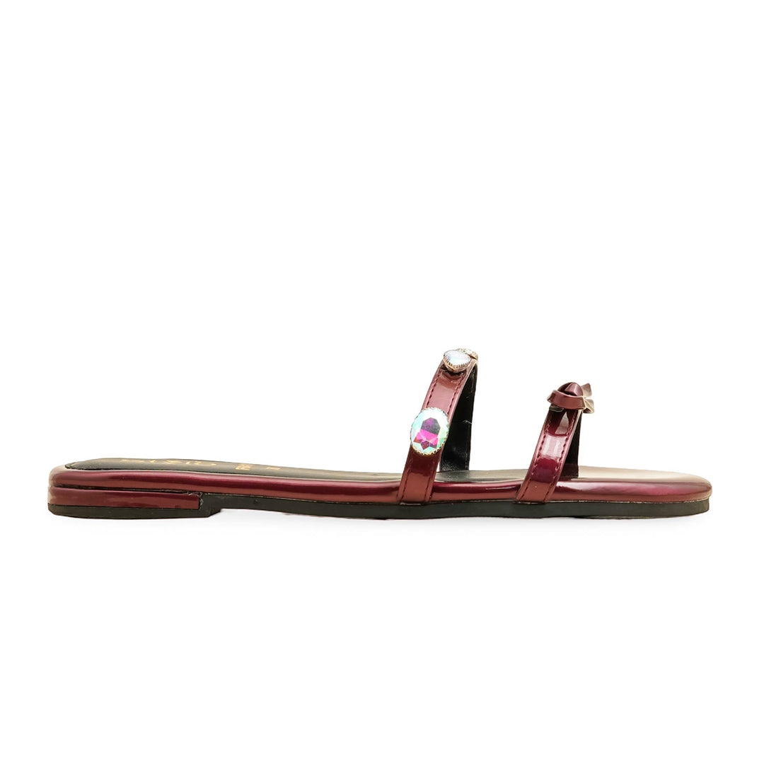 Maroon Formal Slipper FR8416