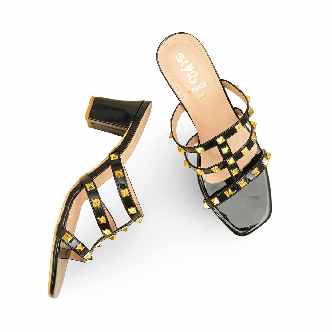 Black Formal Slipper For Women FR8420