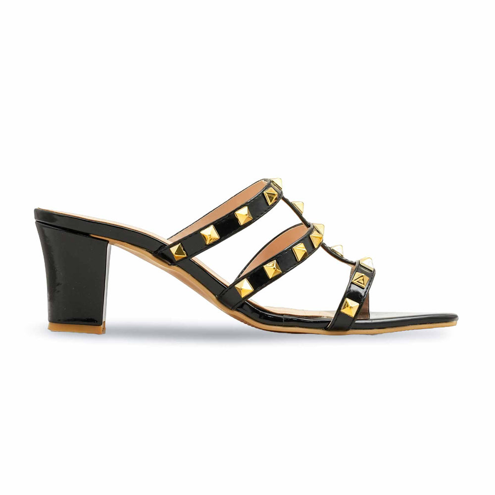 Black Formal Slipper For Women FR8420