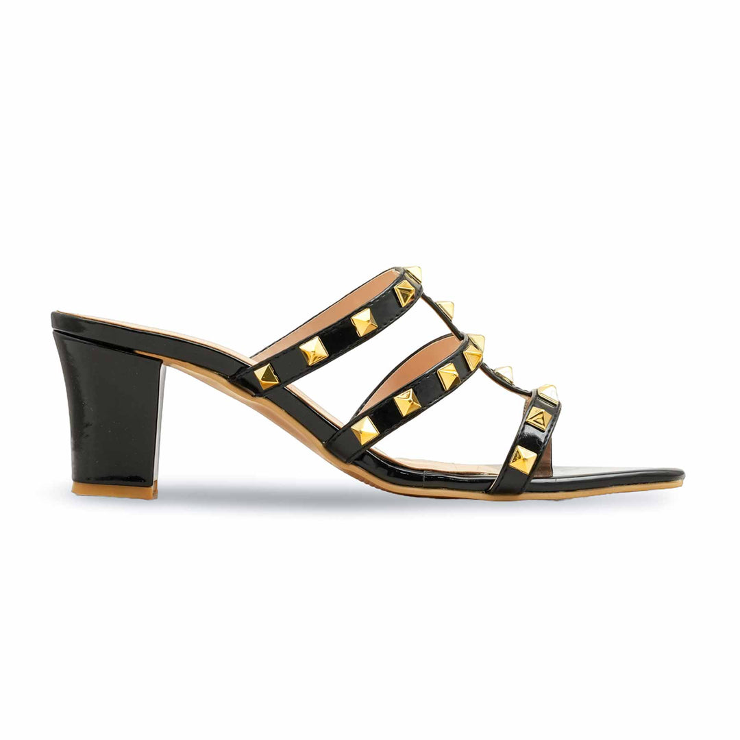 Black Formal Slipper For Women FR8420