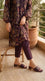 Plum Formal Slipper For Ladies FR8421