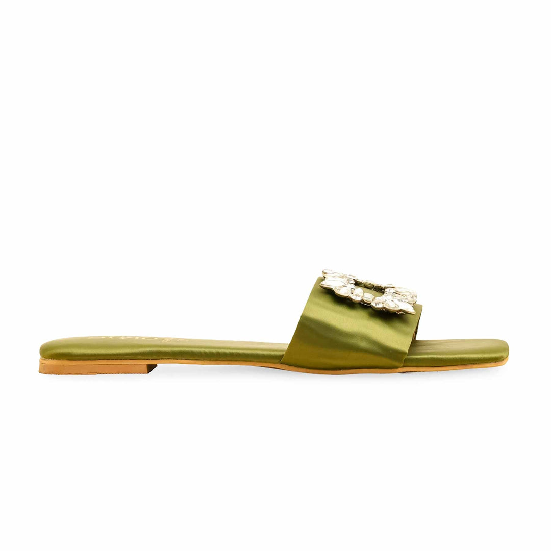Olive Formal Women Slipper FR8422