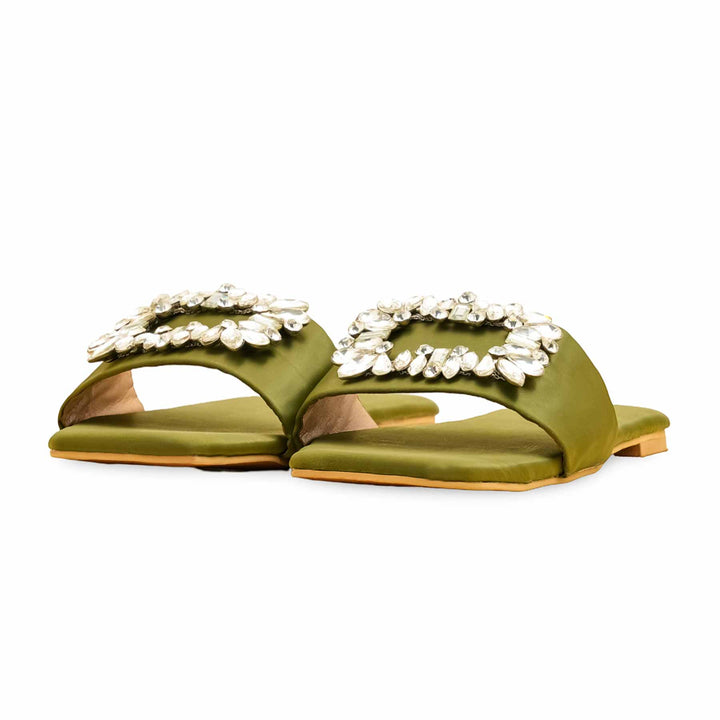 Olive Formal Women Slipper FR8422