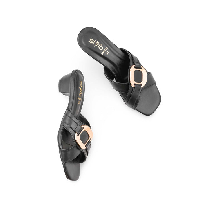 Black Formal Slipper For Women FR8425