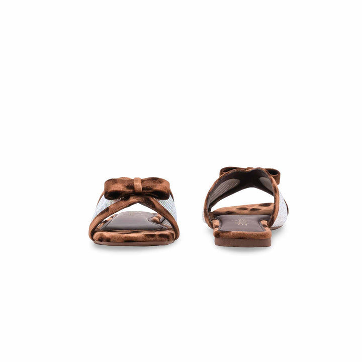 Brown Formal Slipper For Women FR8427