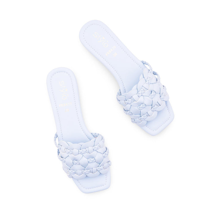 Sky Blue Formal Slipper For Ladies FR8430