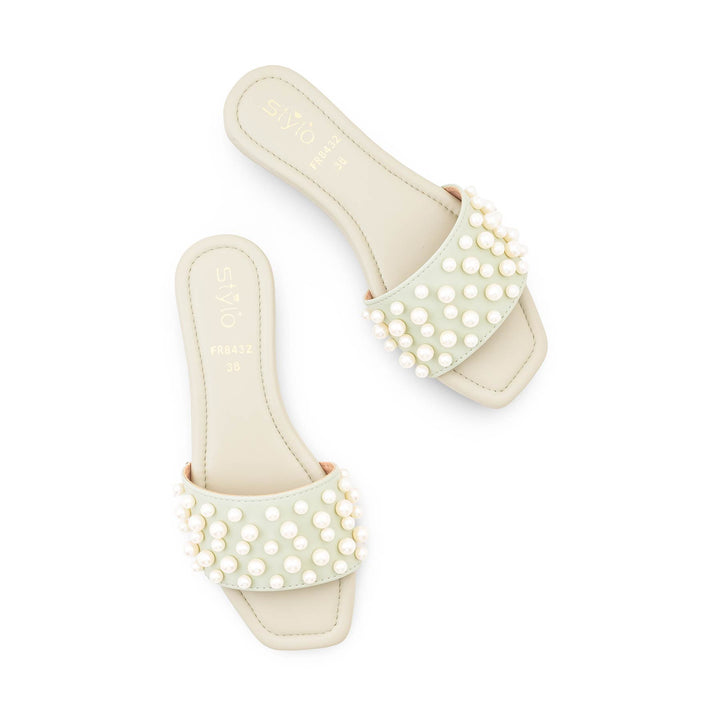 Green Formal Slipper For Women FR8432