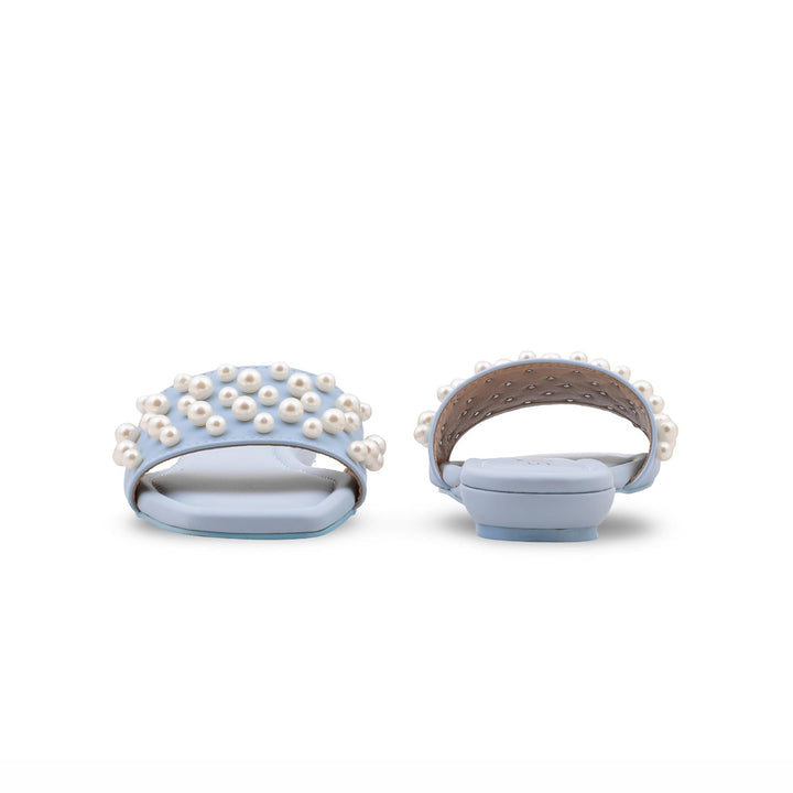 Sky Blue Formal Slipper For Women FR8432