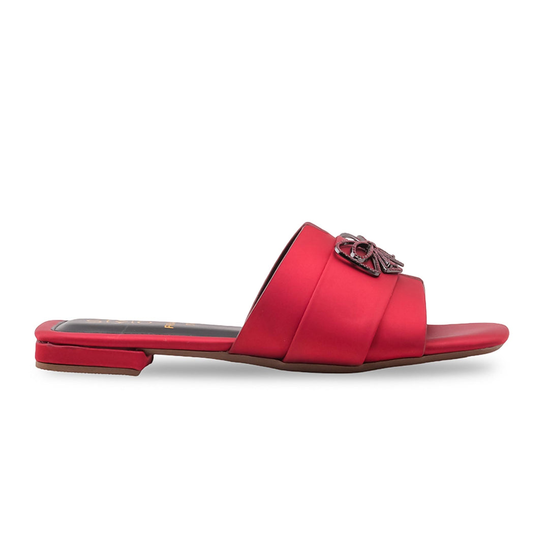 Maroon Formal Slipper For Women FR8434