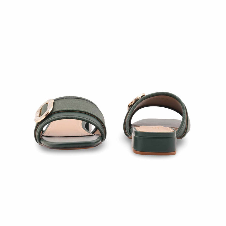Green Formal Slipper For Ladies FR8436