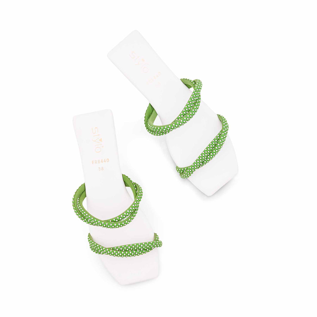 Green Formal Women Slipper FR8440