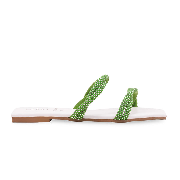 Green Formal Women Slipper FR8440