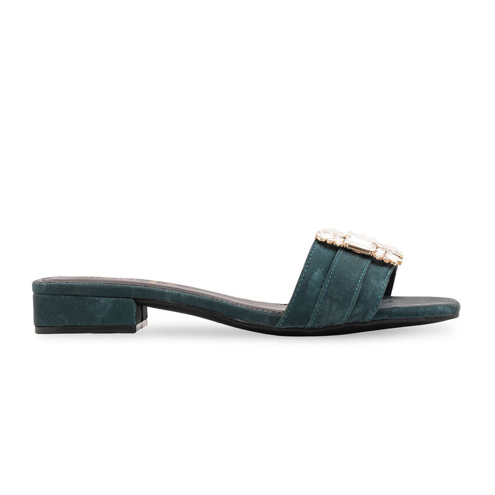Green Formal Slipper For Women FR8441