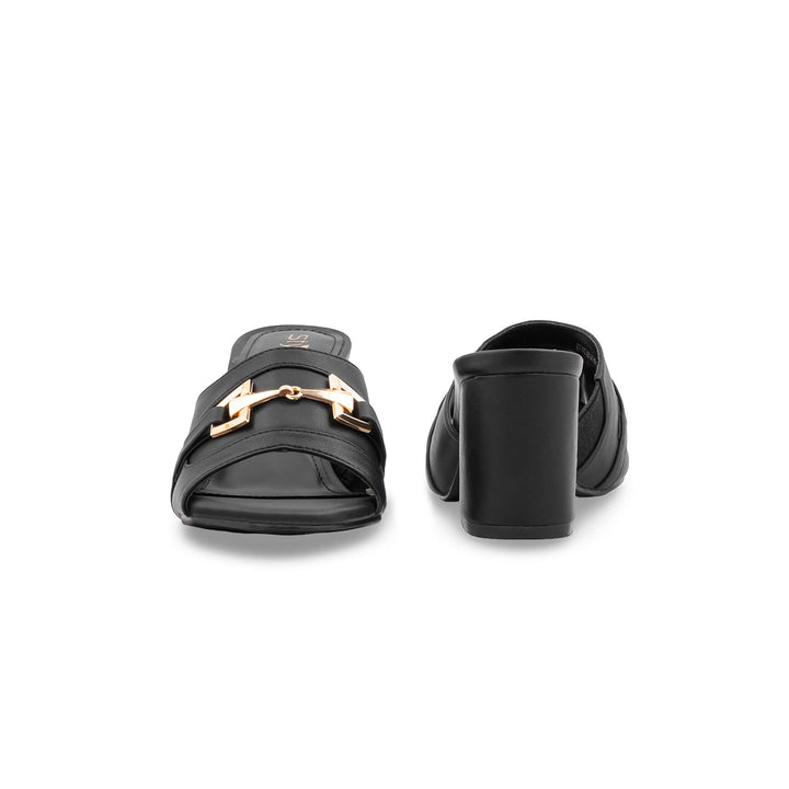 Black Formal Slipper For Women FR8452