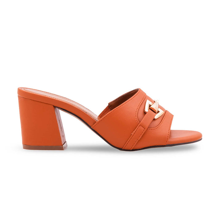 Orange Formal Slipper For Ladies FR8452