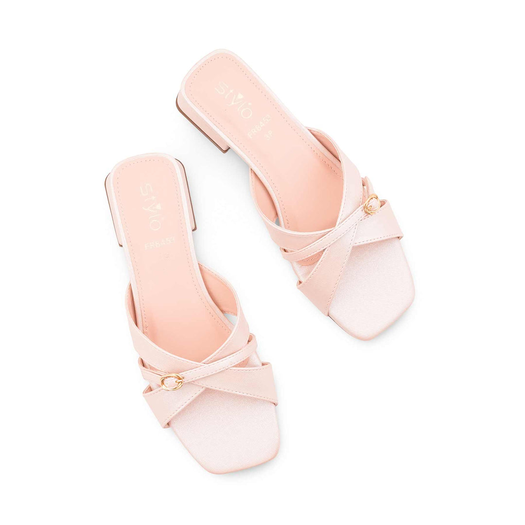 Pink Formal Slipper For Ladies FR8453