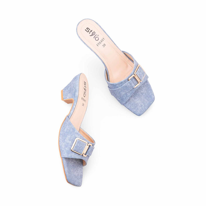 Blue Formal Slipper For Women FR8461