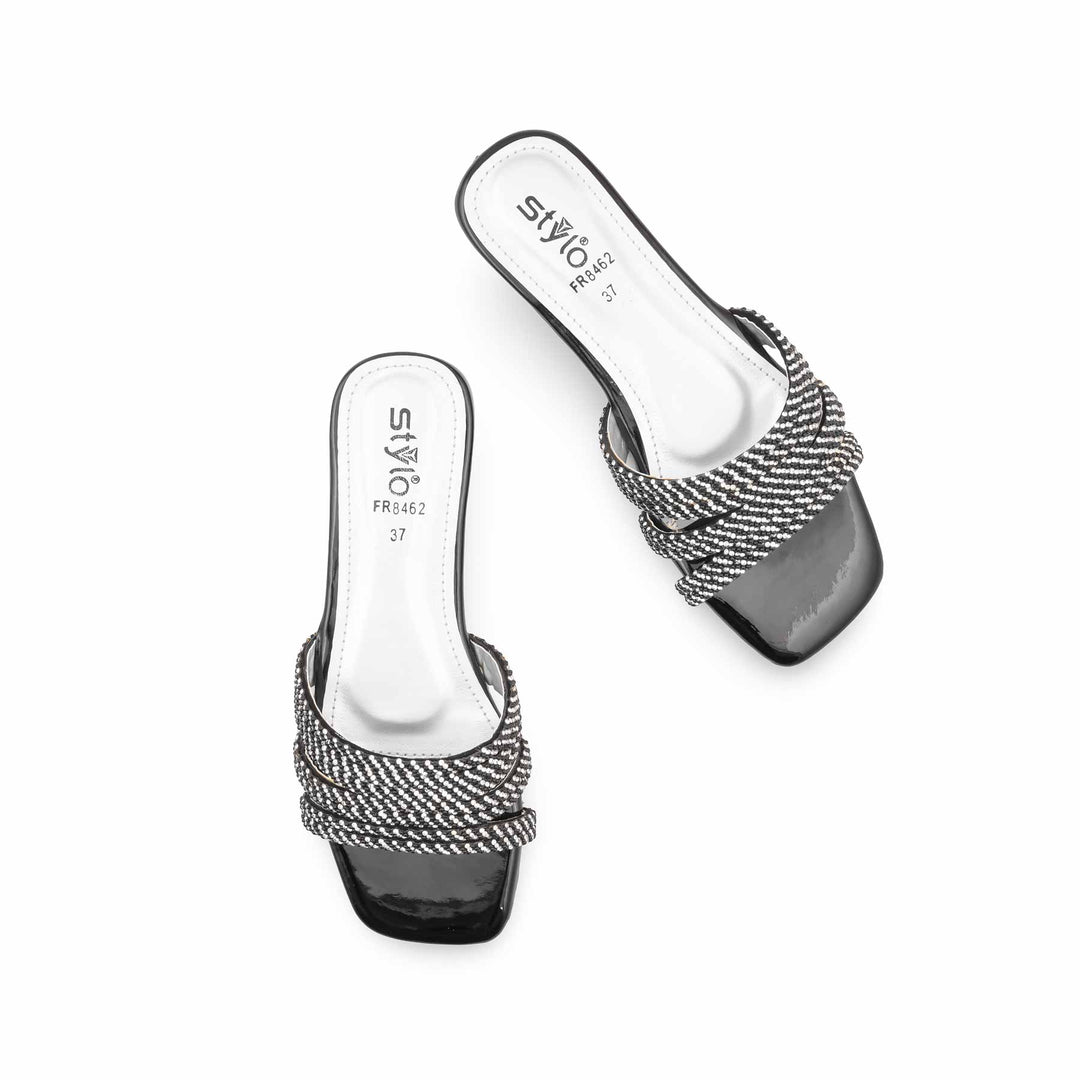 Black Formal Slipper For Women FR8462