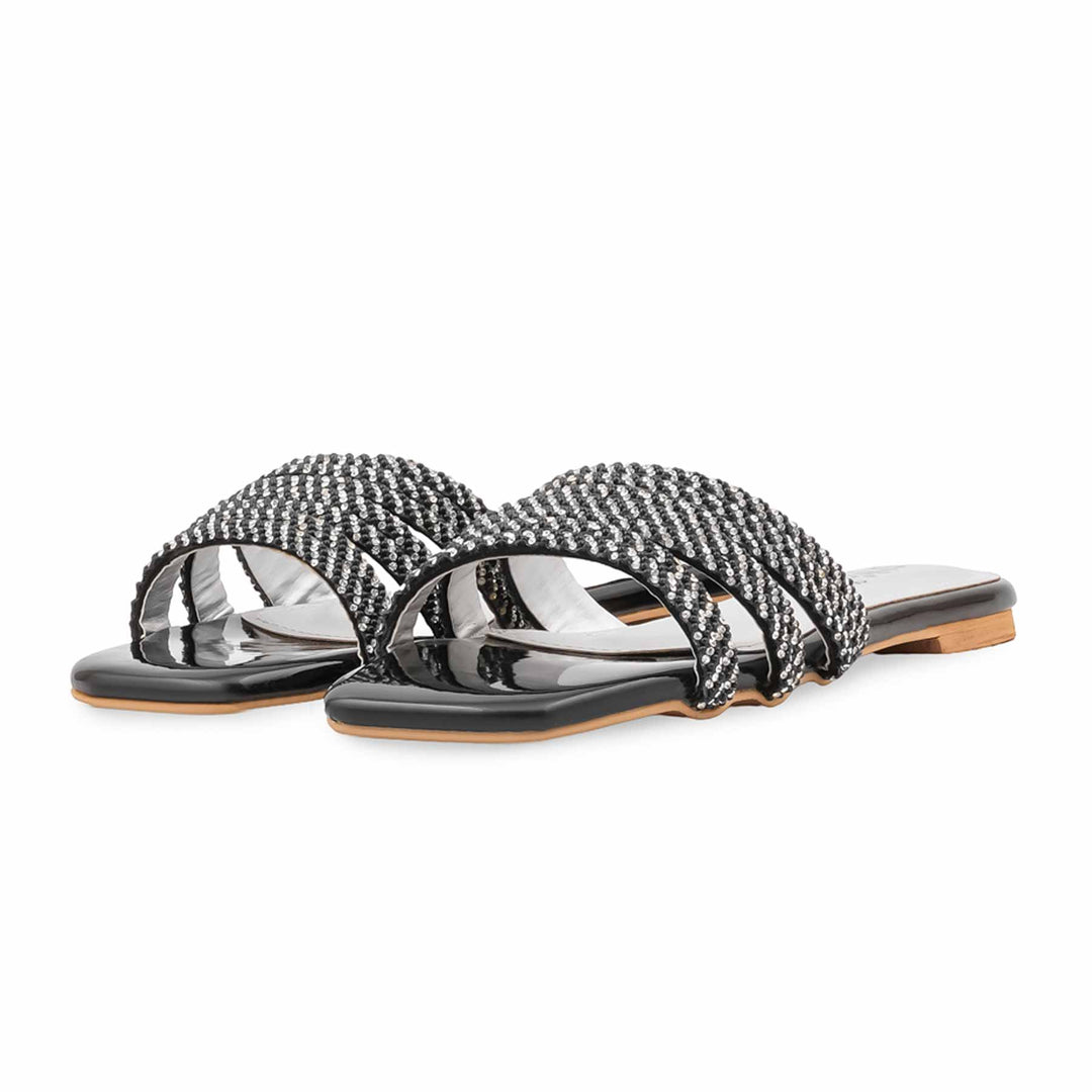 Black Formal Slipper For Women FR8462