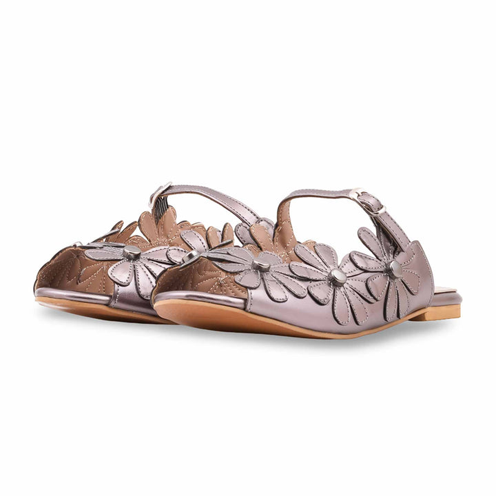 Grey Formal Slipper For Women FR8464