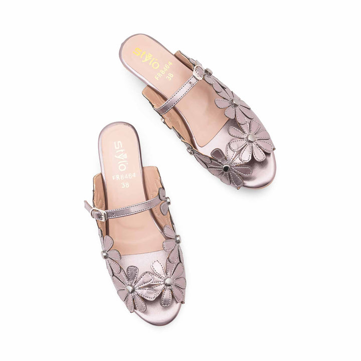 Grey Formal Slipper For Women FR8464