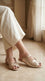 Golden Formal Slipper For Women FR8464