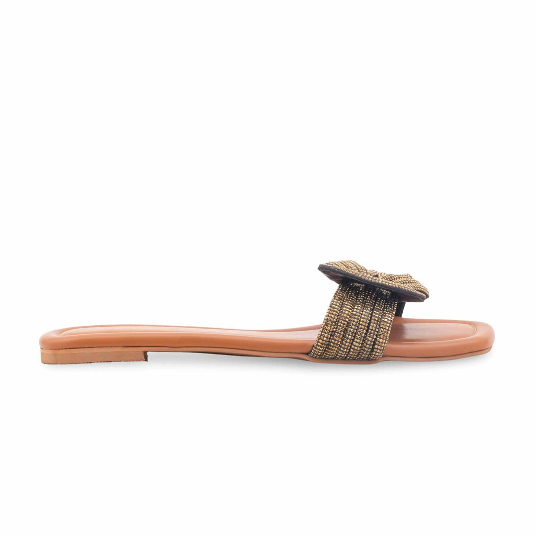 Mustard Formal Slipper For Ladies FR8465