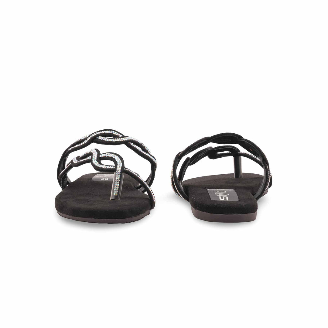 Black Formal Slipper For Women FR8466