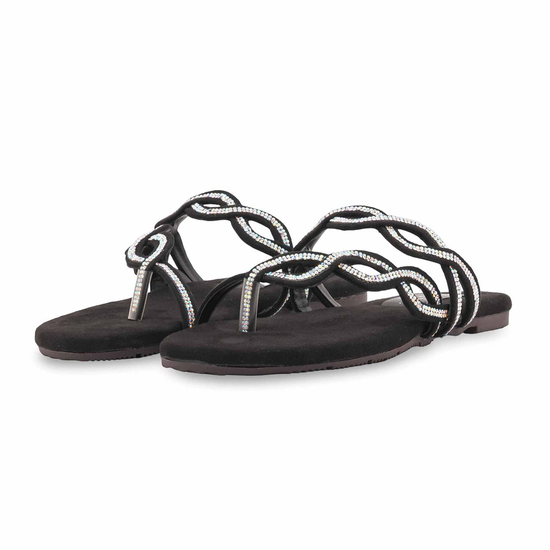Black Formal Slipper For Women FR8466