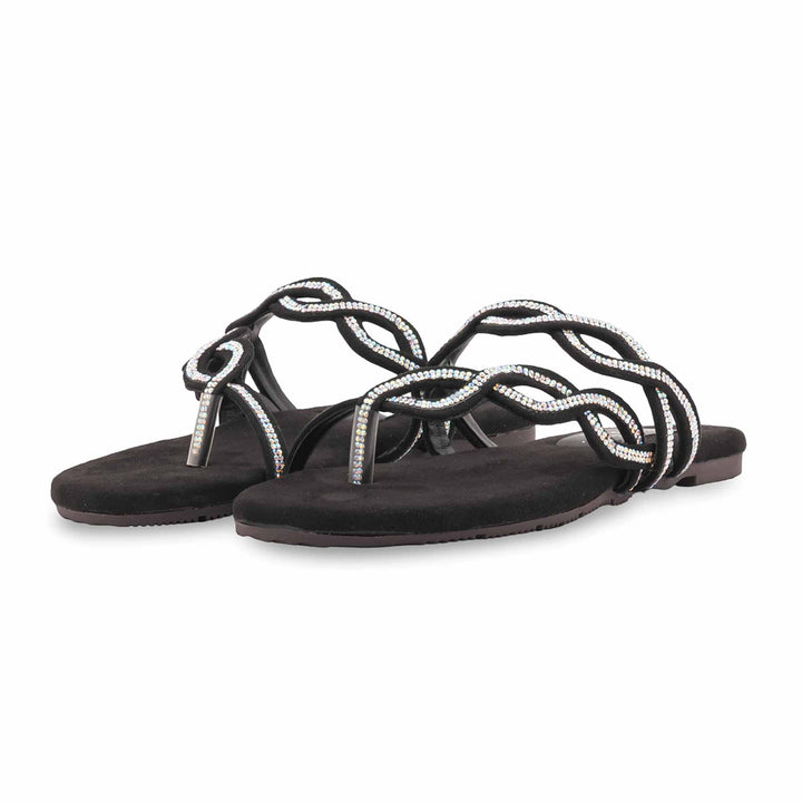 Black Formal Slipper For Women FR8466
