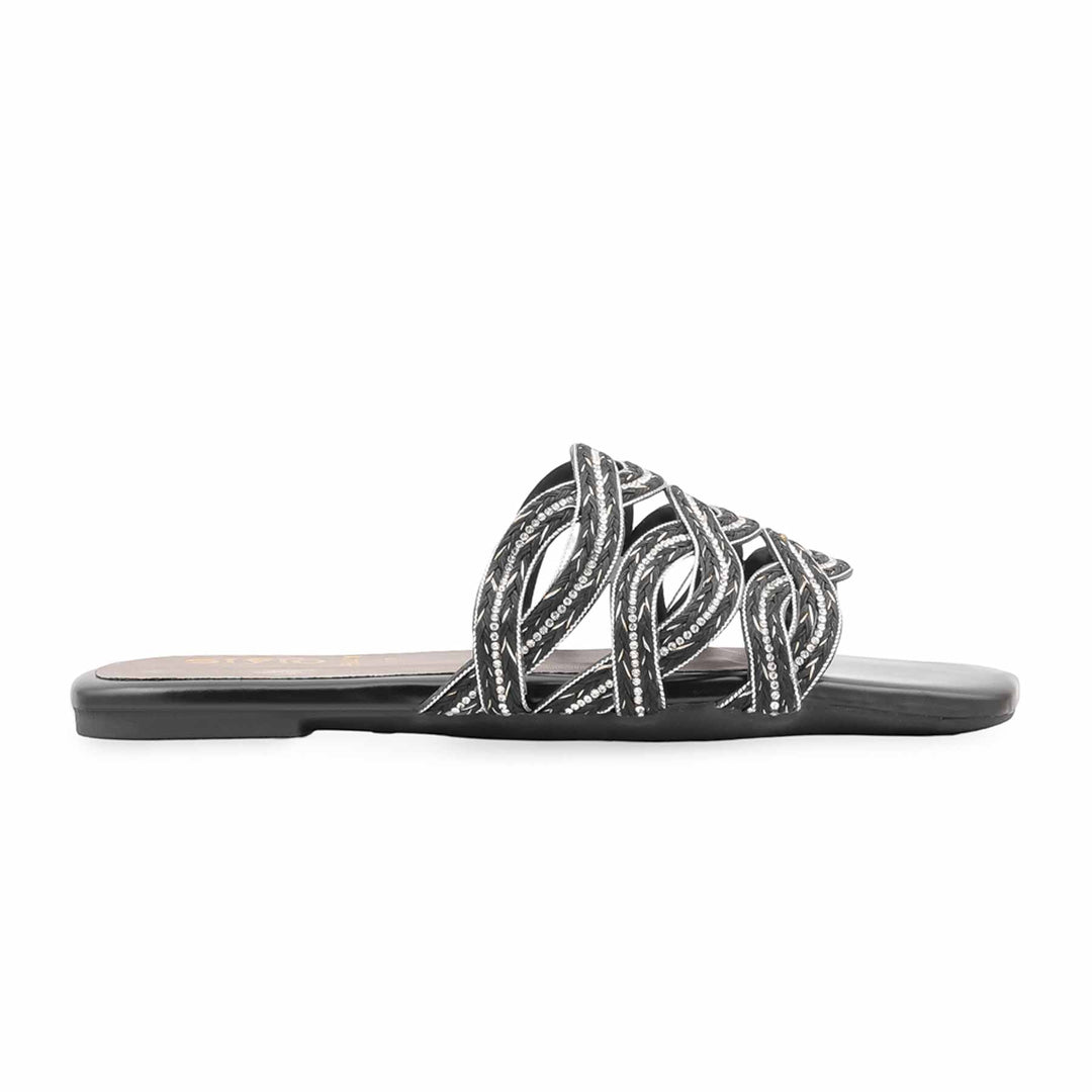 Black Formal Slipper For Women FR8471