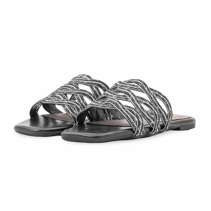 Black Formal Slipper For Women FR8471