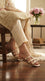 Golden Formal Slipper For Women FR8472