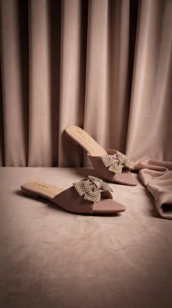 Pink Formal Slipper For Women FR8475