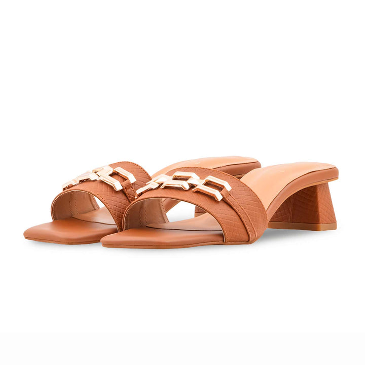 Mustard Formal Slipper For Women FR8479