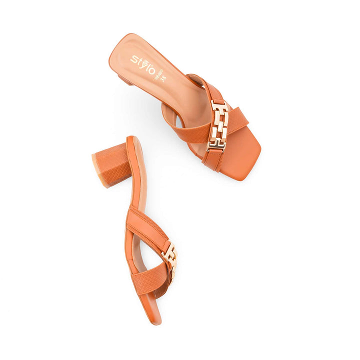 Mustard Formal Slipper For Women FR8480