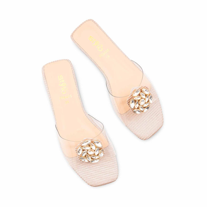 Peach Formal Slipper For Women FR8486