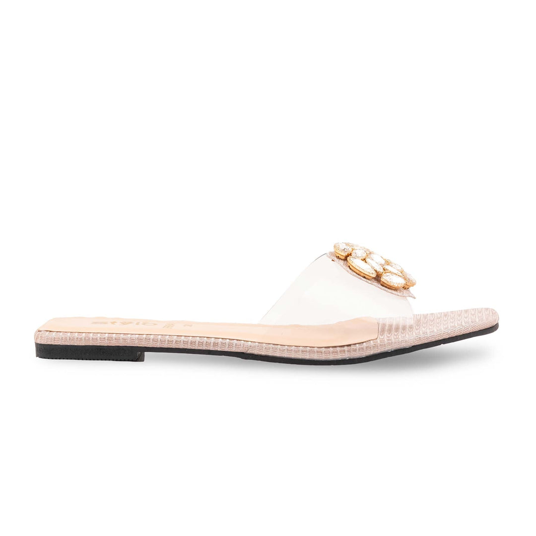 Peach Formal Slipper For Women FR8486