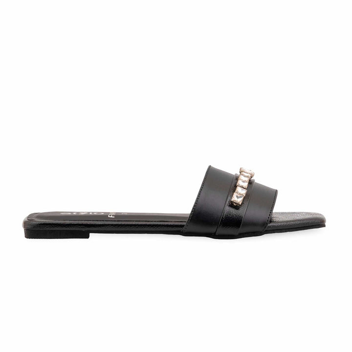 Black Formal Slipper For Women FR8487