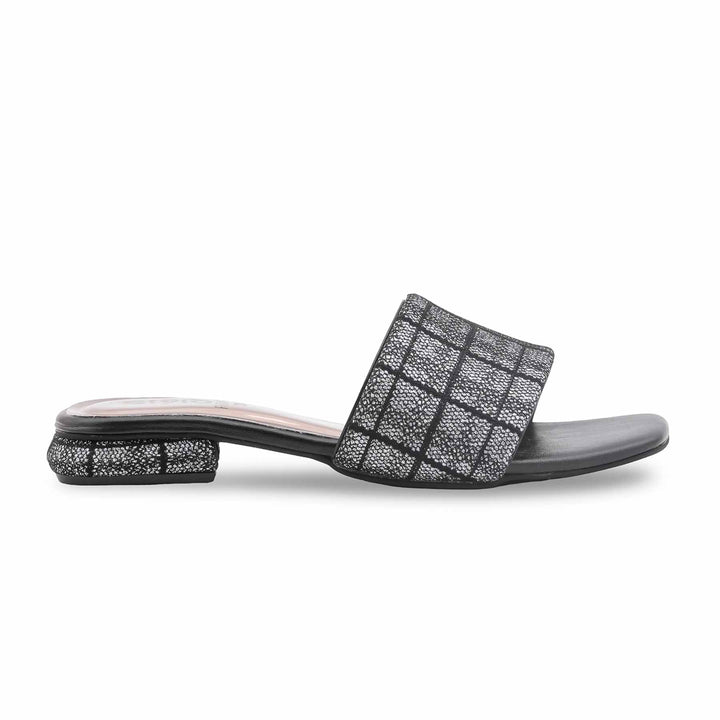 Black Formal Slipper For Ladies FR8493