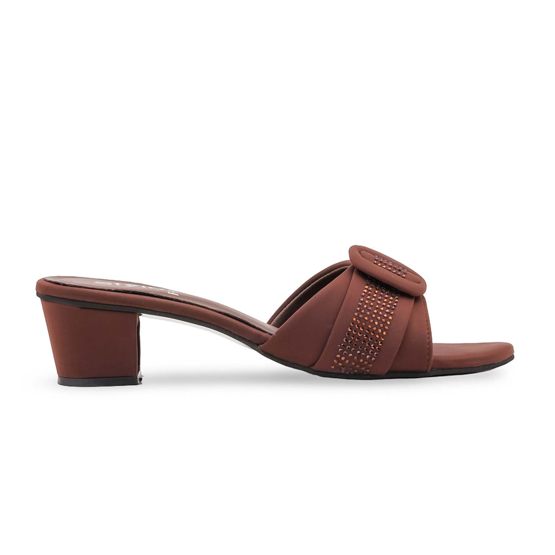 Coffee Formal Slipper For Women FR8494