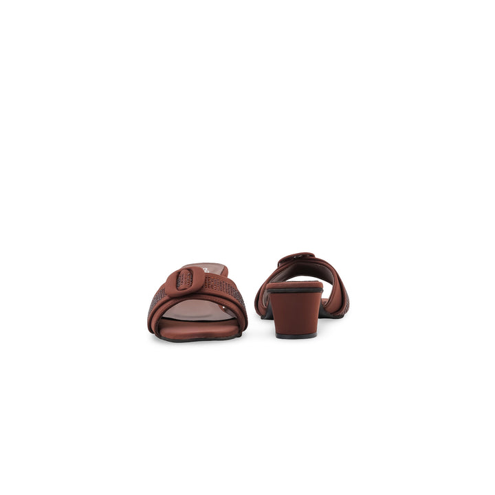 Coffee Formal Slipper For Women FR8494