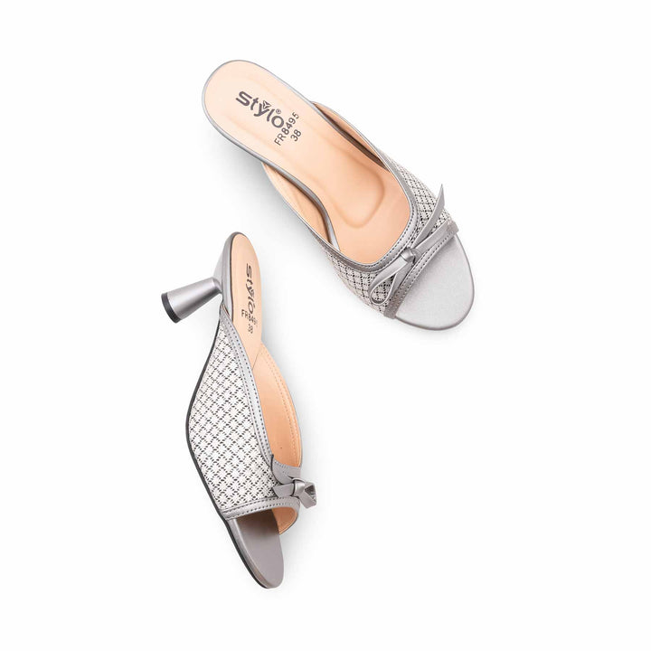 Grey Formal Slipper For Women FR8495