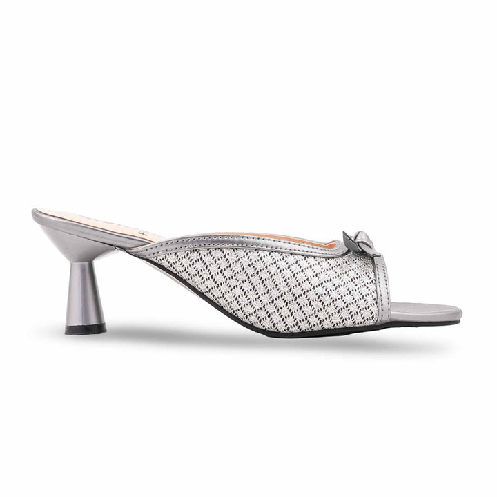 Grey Formal Slipper For Women FR8495