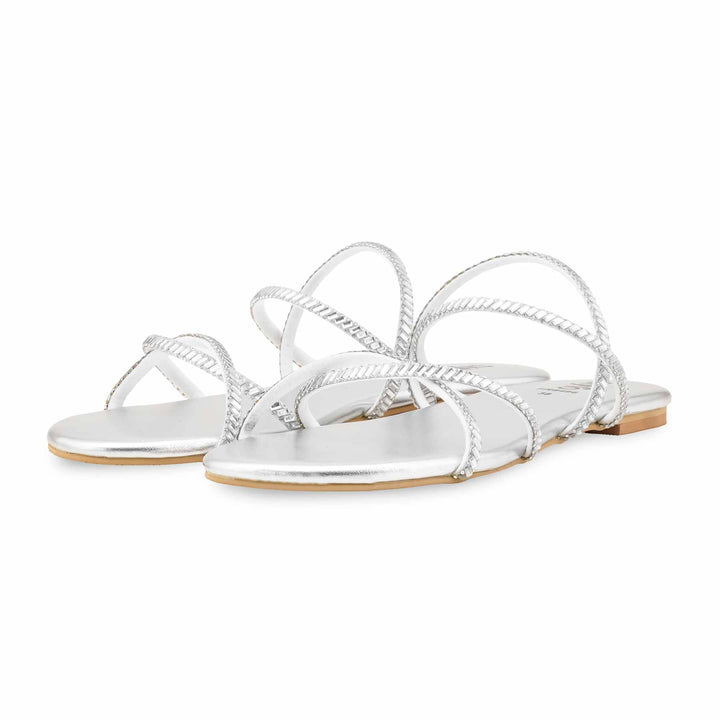 Silver Formal Women Slipper FR8496