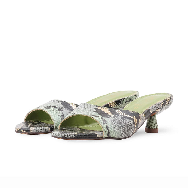 Green Formal Slipper For Ladies FR8497