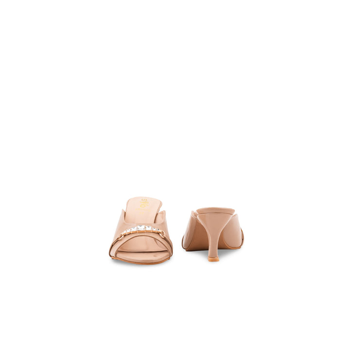 Beige Formal Slipper For Women FR8500
